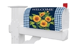 Sunflowers On Navy on this Custom Décor standard mailbox cover.