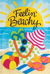 Feelin' Beachy on this Custom Décor Applique garden flag.