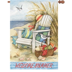 Beach Chair Elite House Flag by Premier Kites.