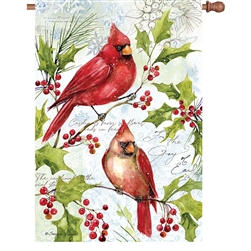Holly Cardinals Elite House Flag by Premier Kites.