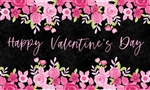 Valentine Floral on this Custom Décor indoor outdoor mat. Printed in the USA.