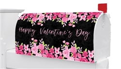 Valentine's Floral on this Custom Décor standard mailbox cover.