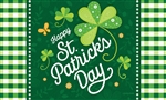 St. Pat's Check on this Custom Décor indoor outdoor mat. Printed in the USA.