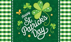St. Pat's Check on this Custom Décor indoor outdoor mat. Printed in the USA.