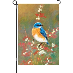 Bluebird Beauty on this Premier Kites garden flag.