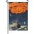 Black Cat With Balloons on a Premier Kites Halloween garden flag.