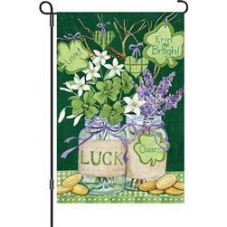 Premier Kites Shamrock Jars Elite Garden Flag