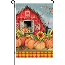 Premier Kites Pumpkin Barn Elite Garden Flag