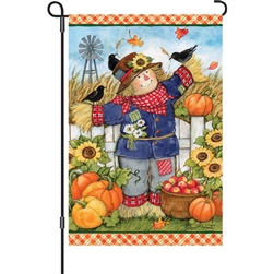 Premier Kites Plaid Scarecrow Elite Garden Flag