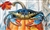 Blue Crab Pumpkin on this Custom Décor indoor outdoor mat. Printed in the USA.
