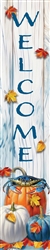 Blue Crab Pumpkin on this PVC Yard Expression Sign by Custom Décor.