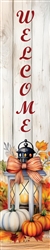 Pumpkin Lantern on this PVC Yard Expression Sign by Custom Décor.
