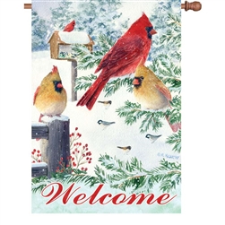 Snow Flurry on this Premier Kites standard house flag.