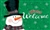 Snowman On Green on this Custom Décor indoor outdoor mat. Printed in the USA.
