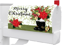 Santa Boots on this Custom Décor standard mailbox cover.