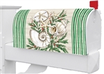 Christmas Shells on this Custom Décor standard mailbox cover.