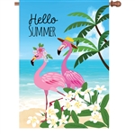Summer Flamingos on this Premier Kites standard house flag.