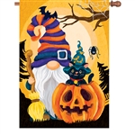 Halloween Gnome on this Premier Kites standard house flag.