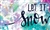 Let It Snow on this Custom Décor indoor outdoor mat. Printed in the USA.