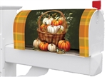 Pumpkin Basket on this Custom Décor over sized mailbox cover.
