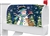 Woodland Snowman on this Custom Décor over sized mailbox cover.