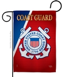 Coast Guard Army garden flag
