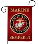 Nylon Marine Corps garden flag