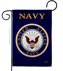 Nylon Navy Corps garden flag