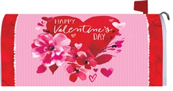 Hearts And Flowers on this Custom Décor standard mailbox cover.