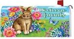 Brown Bunny on this Custom Décor standard mailbox cover.