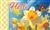 Daffodils And Butterfly on this Custom Décor indoor outdoor mat. Printed in the USA.