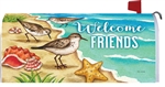Sandpipers on this Custom Décor standard mailbox cover.