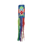 55 inch Clown Windsock Wind Sock by Premier Kites that sways in a gentle breeze.