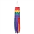 40 inch Rainbow Windsox By David Ti by Premier Kites that sways in a gentle breeze.