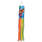 Premier Kites 5 O'Clock Embroidered 40"  Wind Sock.