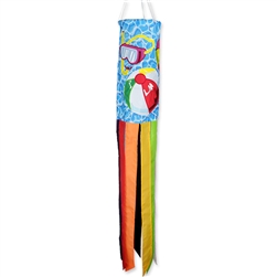 Pool Applique on this 40" Premier Kites Windsock.