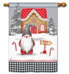 Holiday Gnome Breeze Art holiday House Flag