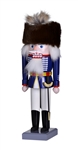 British Hussar Nutcracker hand crafted and hand painted. Made in Germany by KWO.