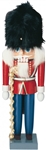 British Drum Major Nutcracker hand crafted and hand painted. Made in Germany by KWO.