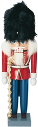 British Drum Major Nutcracker hand crafted and hand painted. Made in Germany by KWO.
