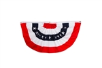 U.S.A. Polyester Pleated Fan