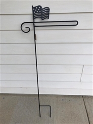 Flag Wrought Iron Garden Flag Stand. Made in the USA . In store pick up only.