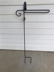 Lighthouse Wrought Iron Garden Flag Stand. Made in the USA . In store pick up only.