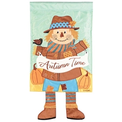 Crazy Leg Scarecrow on this Magnolia Garden garden flag
