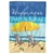 Beach Chairs Happiness Applique on this Magnolia Garden, garden flag.