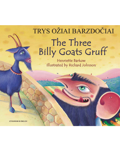 The Three Billy Goats Gruff - Bilingual Children's Book in Albanian, Bengali, French, German, Romanian, Spanish, and many more languages. Multicultural story for diverse classrooms