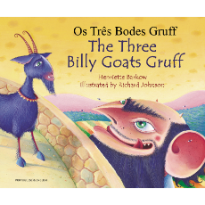 The Three Billy Goats Gruff - Bilingual Children's Book in Albanian, Bengali, French, German, Romanian, Spanish, and many more languages. Multicultural story for diverse classrooms