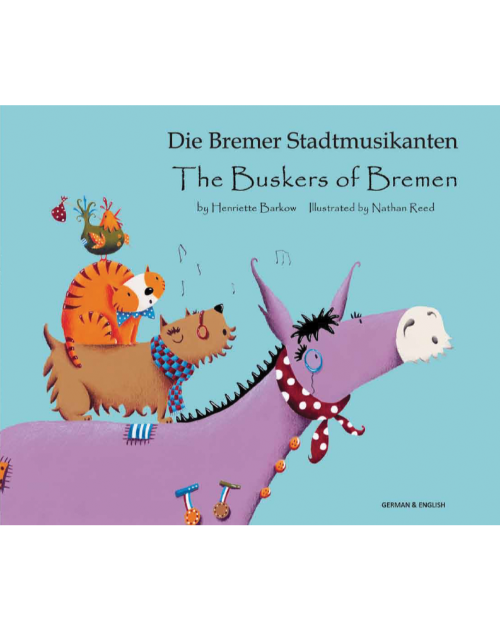 The Buskers of Bremen - Bilingual children's book available in Arabic, Bengali, French, Malay, Polish, Spanish, Tamil, and many other languages.  Fun story for diverse classrooms.