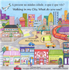 Walking in my City, What do you see?  - Bilingual Children's Book in Arabic, Chinese, Spanish, Somali, Portuguese and many other languages.