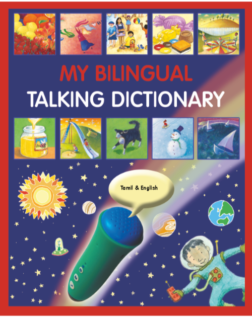 My Bilingual Talking Dictionary is a bilingual illustrated picture dictionary. Available in Spanish, Arabic, French, German, Italian, Japanese, Korean, Turkish, Vietnamese, and more! Great resource for teaching ESL or learning a foreign language.